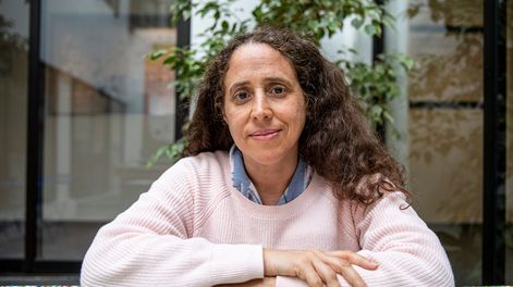 Fiorella Haim en las oficinas de Ceibal en 2022