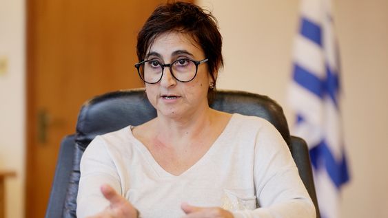 Presidenta del BPS Jimena Pardo en su oficina en Montevideo. Presidenta del BPS Jimena Pardo en su oficina en Montevideo.