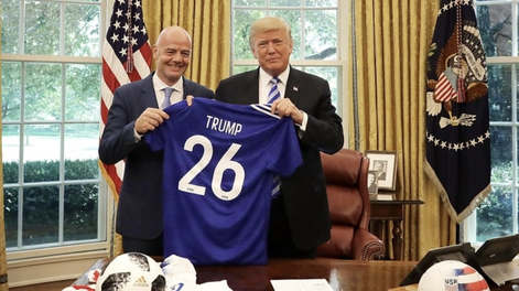 Gianni Infantino y Donald Trump promocionan el Mundial 2026 en la Casa Blanca