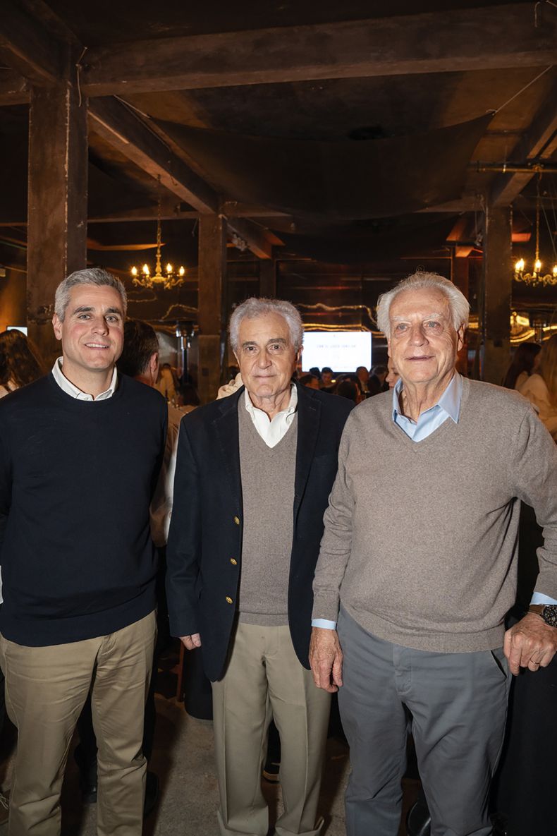 Martín Dovat, Daniel Azzini y Orlando Dovat