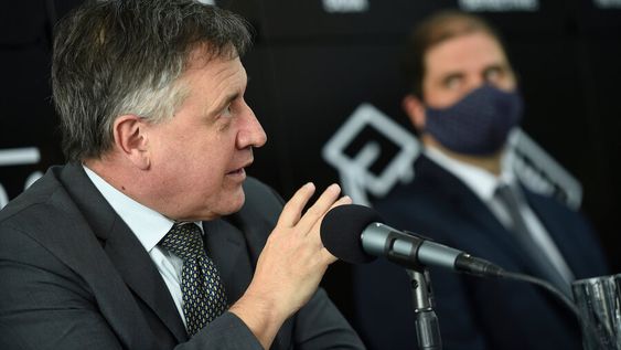 El Ministro de Industria, Omar Paganini, y el presidente de la ANII, Flavio Caiafa. Foto: Daniel Rodriguez / adhocFOTOS El Ministro de Industria, Omar Paganini, y el presidente de la ANII, Flavio Caiafa. Foto: Daniel Rodriguez / adhocFOTOS