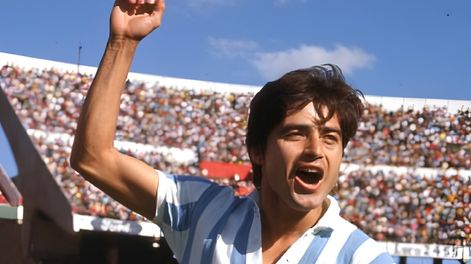 El futbolista de Racing argentino Juan Carlos Cárdenas