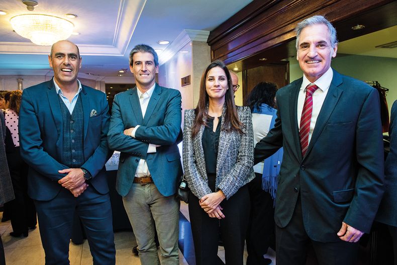 Fernando Sosa, Tomás Gurméndez, Laura Berkman y Fernando Aiscar