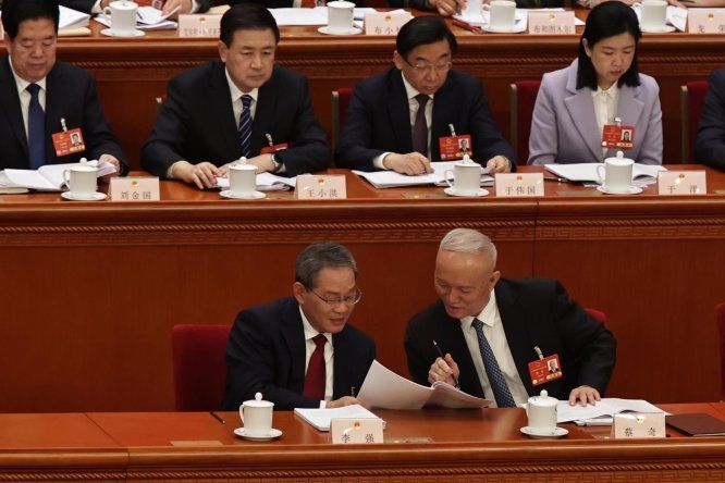 Ceremonia de apertura de la Tercera Sesión del XIV Congreso Nacional Popular de China en Beijing.