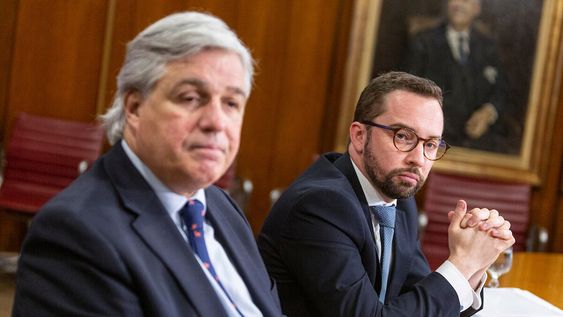 Francisco Bustillo y Nicolás Albertoni. Foto: Mauricio Zina / adhocFOTOS Francisco Bustillo y Nicolás Albertoni. Foto: Mauricio Zina / adhocFOTOS