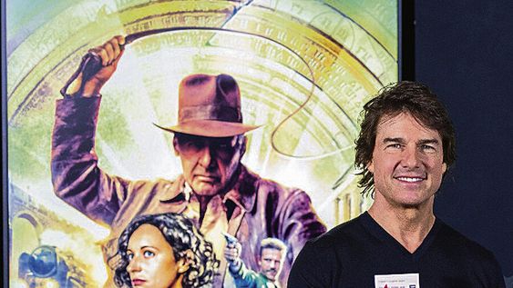 Tom Cruise compartió en redes su admiración por Harrison Ford. Foto: Twitter @TomCruise Tom Cruise compartió en redes su admiración por Harrison Ford. Foto: Twitter @TomCruise