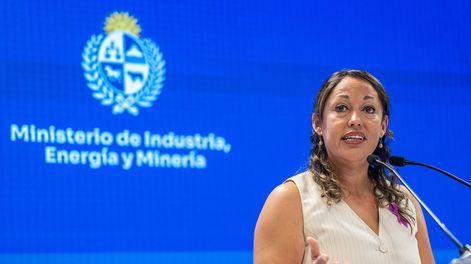 Ministra de Industria, Energía y Minería, Fernanda Cardona.