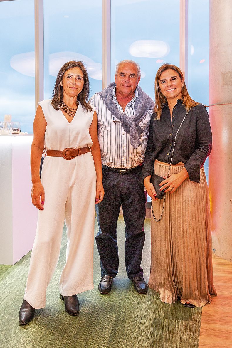 María José Corvo, Sandro Mazzoli y Fernanda Duter