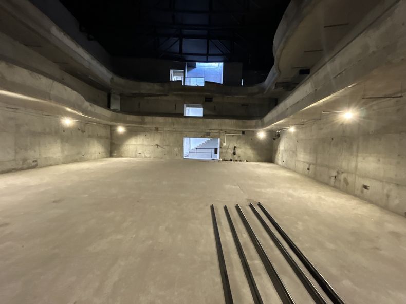 La sala principal del Espacio Lorca, en el primer piso.