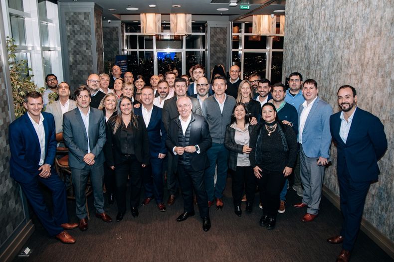 Equipo de Totalnet con Javier Rey y Mario Robredo de Minsait Payments&nbsp;