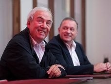 Luis Alberto Heber y Álvaro Delgado. Luis Alberto Heber y Álvaro Delgado.