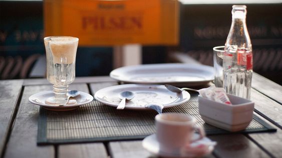 Un restaurante de Montevideo. Un restaurante de Montevideo.