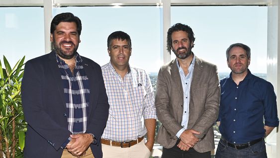 Fabián Martínez, Javier Olivera, Mariano Mosca y Oliverio Casás