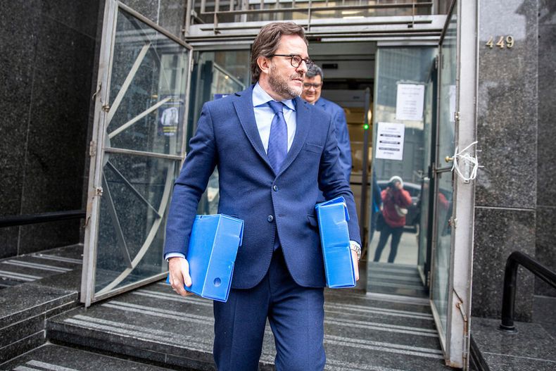 Germán Cardoso tras declarar en Fiscalía