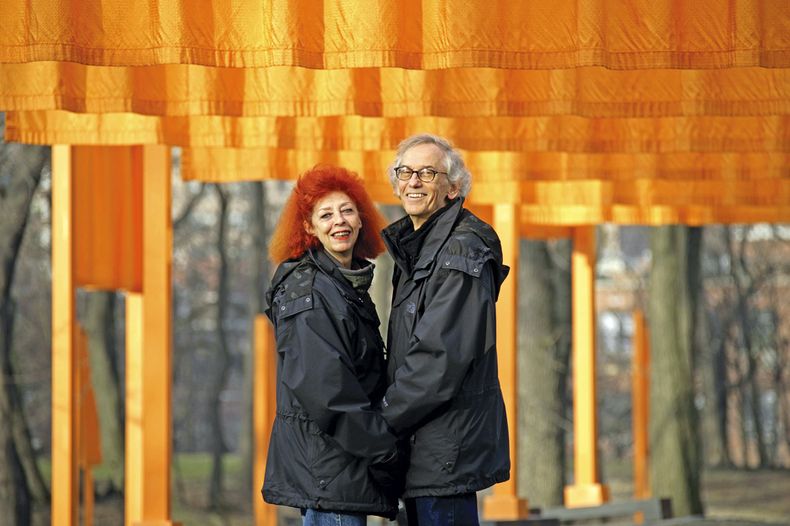 Christoy Jeanne-Claude en su instalación en el Central Park. Foto: Gentileza MACA.