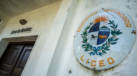 Liceo de la localidad de Montes en el departamento de Canelones
