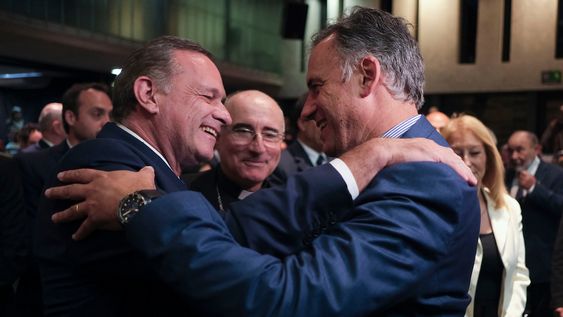 Delgado y Orsi coincidieron esta semana en la conmemoración de la Noche de los Cristales Rotos Delgado y Orsi coincidieron esta semana en la conmemoración de la Noche de los Cristales Rotos