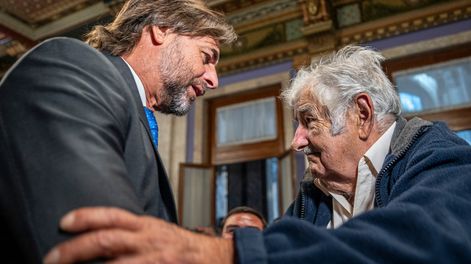 Luis Lacalle Pou y José Mujica&nbsp;
