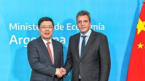 Argentina y China renovaron su acuerdo de swap cambiario. Foto: AFP