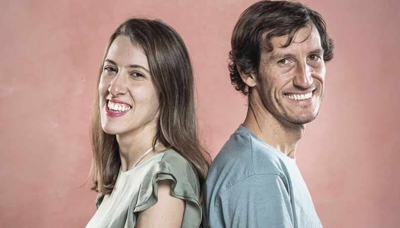 Paz Sartori y Diego Larrouturou. Fotos: Adrián Echeverriaga