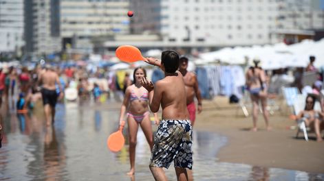 Punta del Este en temporada alta, en 2020