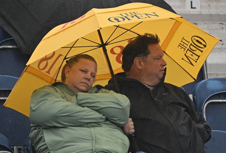 Espectadores en el British Open de 2023.