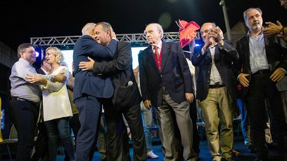 Acto de cierre de campaña del No a la derogación de la LUC, en 2022. Foto: Santiago Mazzarovich, adhocFOTOS Acto de cierre de campaña del No a la derogación de la LUC, en 2022. Foto: Santiago Mazzarovich, adhocFOTOS