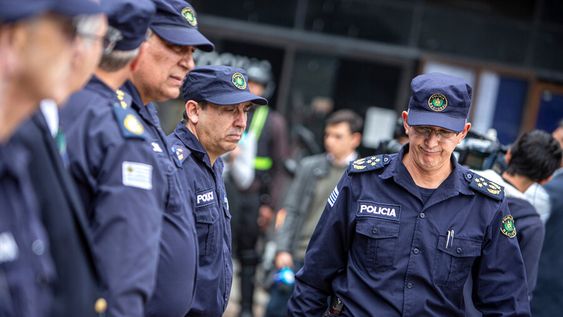 El director de la Policía ha viajado frecuentemente al exterior para interiorizarse sobre el crimen organizado. Foto: Mauricio Zina / adhocFOTOS