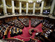 Asamblea General en el Palacio Legislativo en Montevideo. Foto: Javier Calvelo/adhocFOTOS Asamblea General en el Palacio Legislativo en Montevideo. Foto: Javier Calvelo/adhocFOTOS