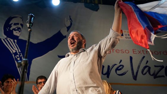Mario Bergara durante el Congreso del Frente Amplio, en 2023. Mario Bergara durante el Congreso del Frente Amplio, en 2023.