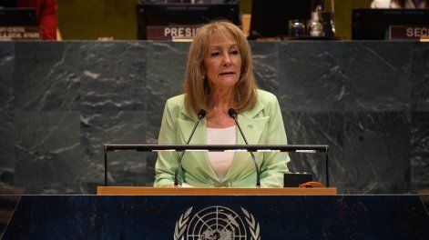 Carolina Cosse en la ONU