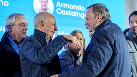 Javier García, Álvaro Delgado y Luis Alberto Heber 