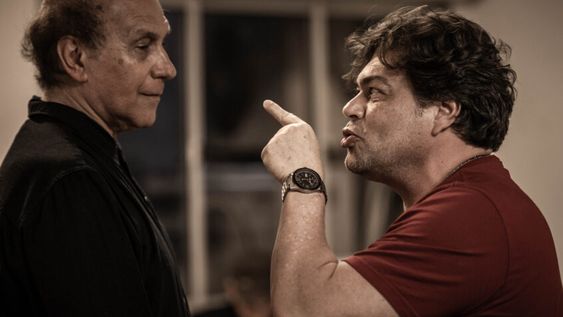 Fernando Philbert en un ensayo con Levón Fernando Philbert en un ensayo con Levón