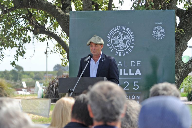 El presidente de ARU, Rafael Ferber, en la inauguración de la Rural de Melilla 2025.