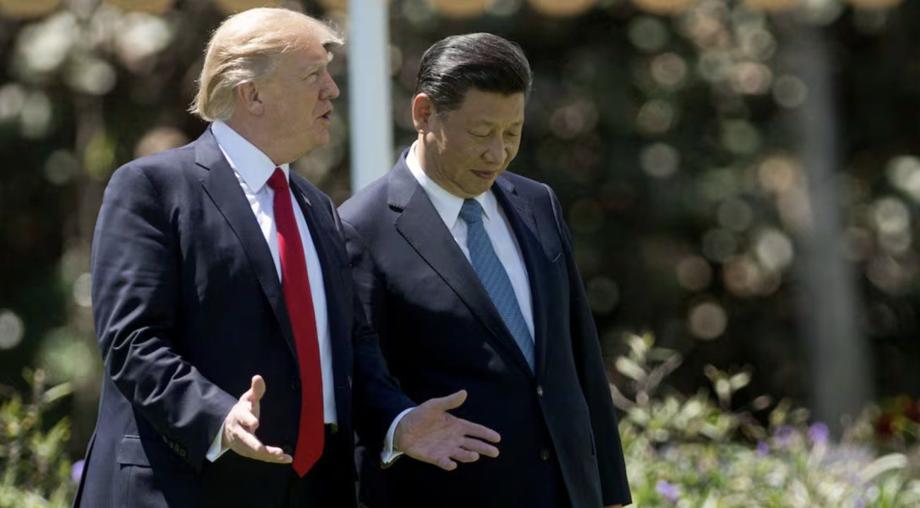 Donald Trump y Xi Jinping.