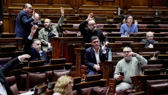 Diputados del Frente Amplio durante una sesión parlamentaria en agosto Diputados del Frente Amplio durante una sesión parlamentaria en agosto