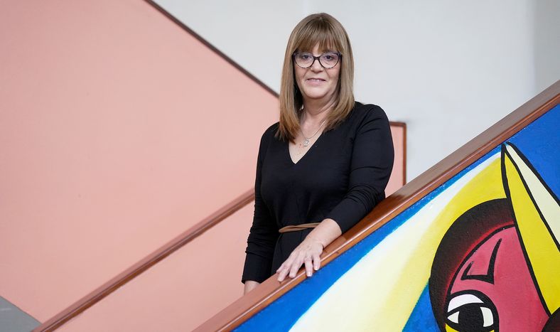 Cecilia Cairo, en la sede del MPP