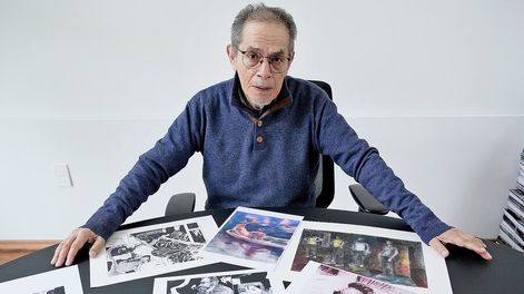 Búsqueda | Mingo Ferreira y sus últimos trabajos. Foto: Javier Calvelo, adhocFOTOS