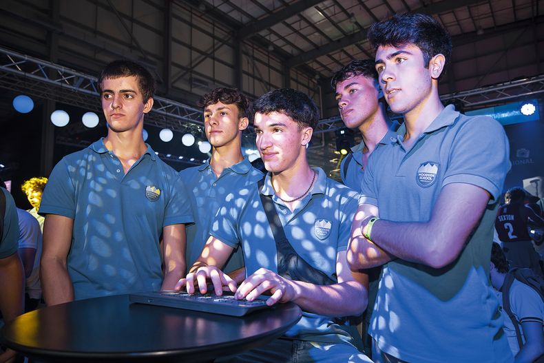 Tadeo García, Facundo Banchero, Joaquín Antuñano, Vincenzo Pastorini y Juan Martín Rico