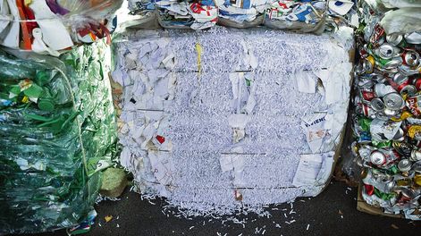 Residuos clasificados para ser reciclados. Foto: Pablo Vignali, adhocFOTOS