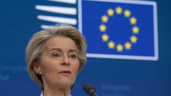 Presidenta de la Comisión Europea, Ursula von der Leyen. Presidenta de la Comisión Europea, Ursula von der Leyen.