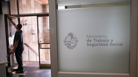 Sede del Ministerio de Trabajo y Seguridad Social, en la Cuidad Vieja.