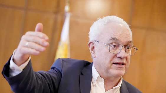 El canciller Mario Lubetkin. El canciller Mario Lubetkin.