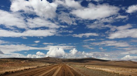 Carratera en la Patagonia.