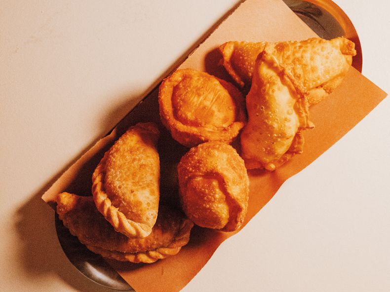 Empanadas de choclo de Lucía Soria.&nbsp;