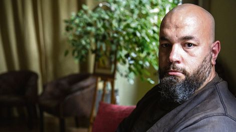 Paul Ruiz durante la entrevista con Búsqueda. Foto: Mauricio Zina / adhocFOTOS