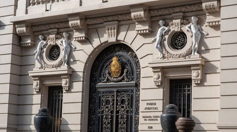 Palacio Piria, sede de la Suprema Corte de Justicia. Foto: Ricardo Antúnez, adhocFOTOS