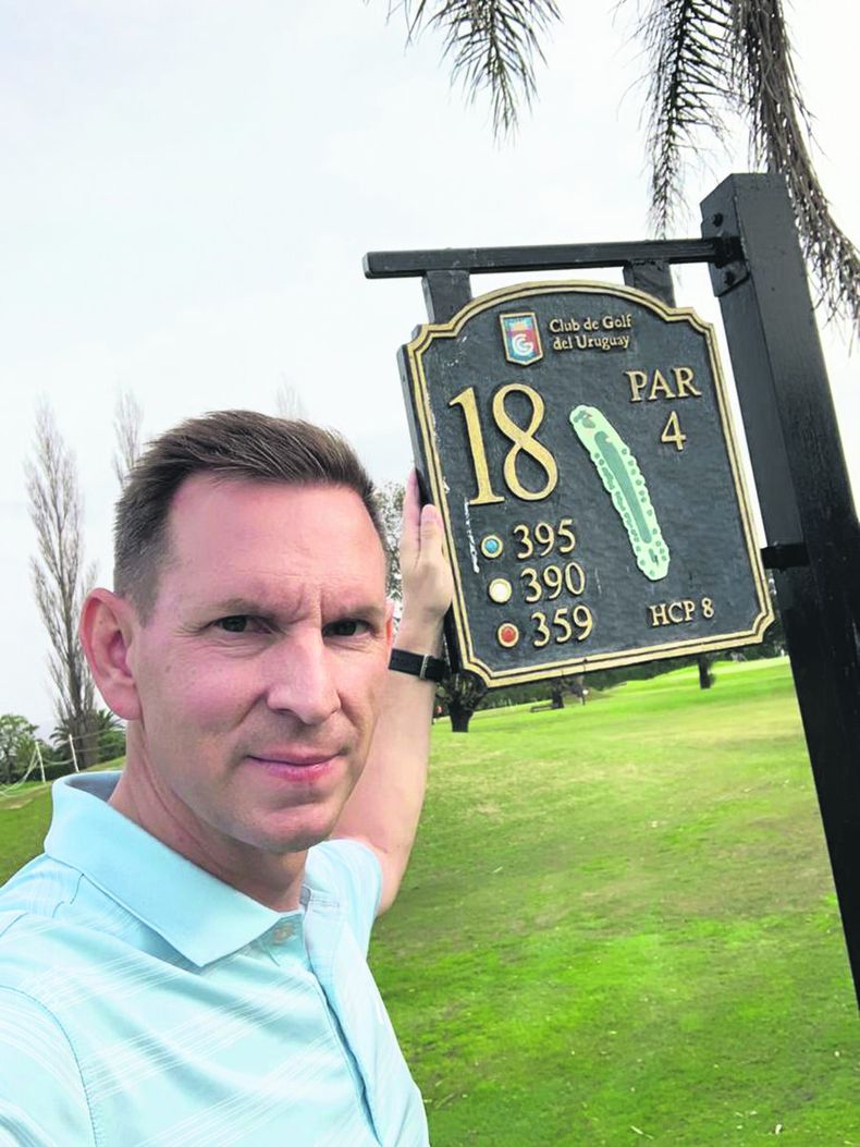 imagen de El sorprendente viaje del golfista alemán Dirk Schaffer que lo trajo al Club de Golf del Uruguay en primera visita a Sudamérica
