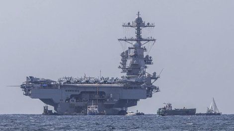 El portaviones estadounidense USS Gerald R. Ford.