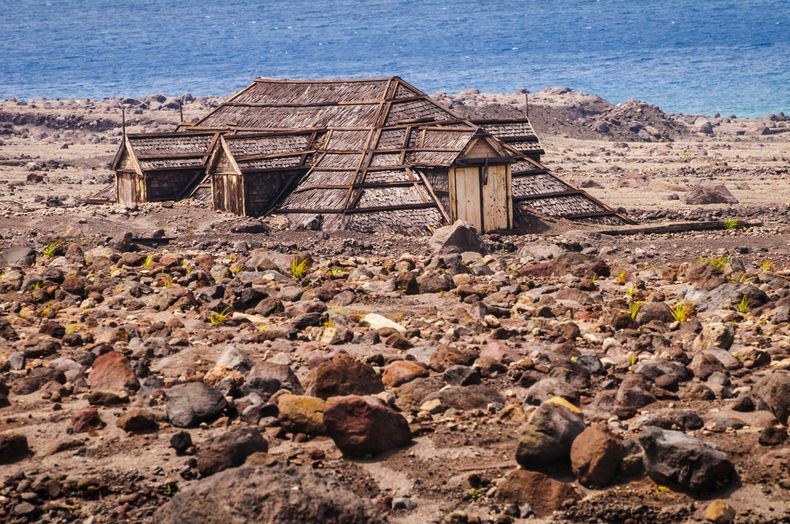 En 1995 y 1997, el volcán Soufriere Hills arrasó con Plymouth, la capital de la isla de Montserrat. A la ciudad ahora se la conoce como la Pompeya del Caribe. Foto: AFP